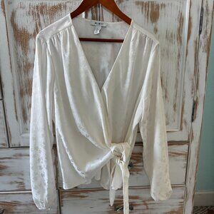 White House Black Market Wrap Blouse
